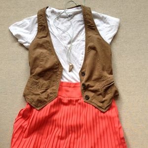 Corduroy vest