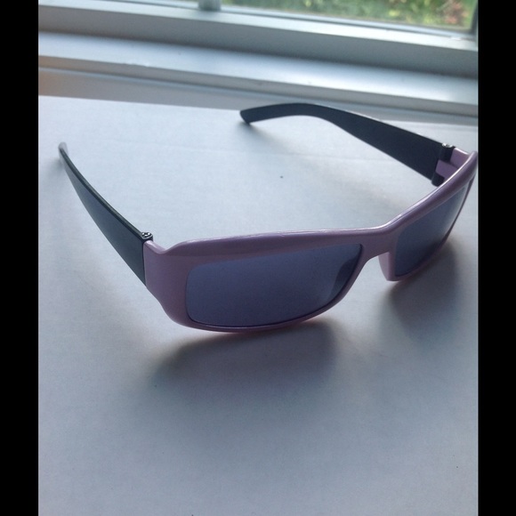 Pink and black sunglasses