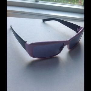 Pink and black sunglasses