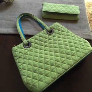 Vera Bradley purse and matching wallet