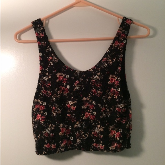 Forever 21 Floral Crop Top