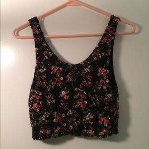 Forever 21 Floral Crop Top