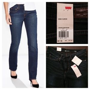 Levi's Demi Curve ID Straight Leg Size 28 x 34