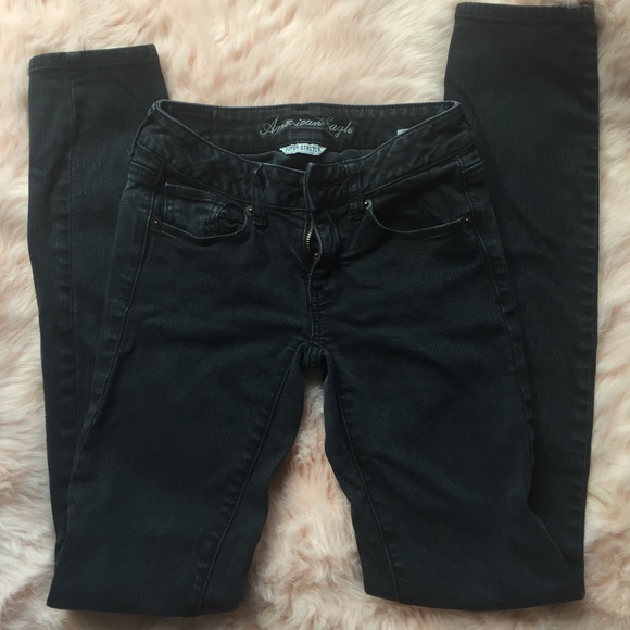 American Eagle Outfitters Denim - American Eagle black denim jeans size 0