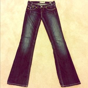 MEK denim boot cut jeans