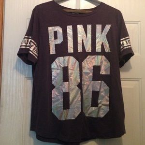 Victoria Secret tshirt grayish blue