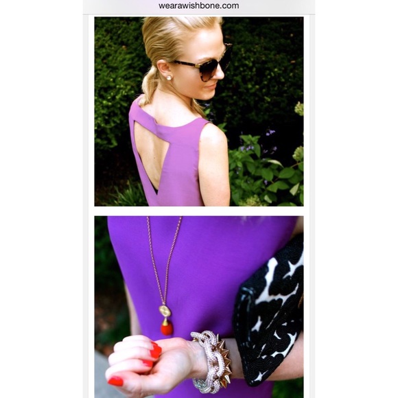 Purple ZARA Basic Dress