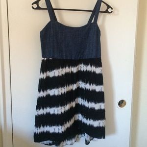 Washout flow dress