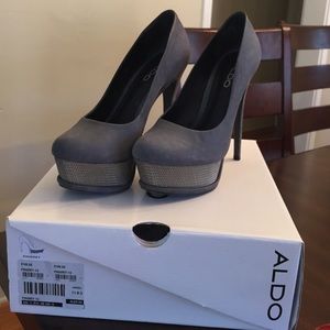 Aldo gray sexy shoes