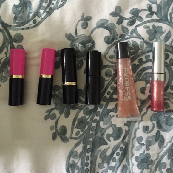 Lip gloss and lipstick