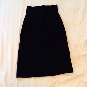 *staple piece* High-waisted Cotton Pencil Skirt