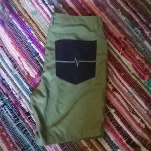 Green Rusty Board Shorts