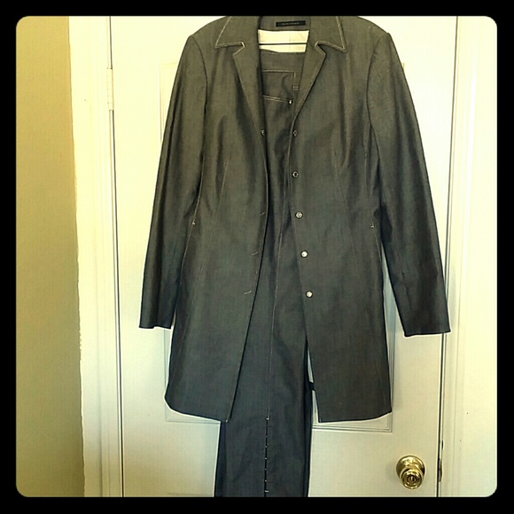 Denim Tahari pantsuit