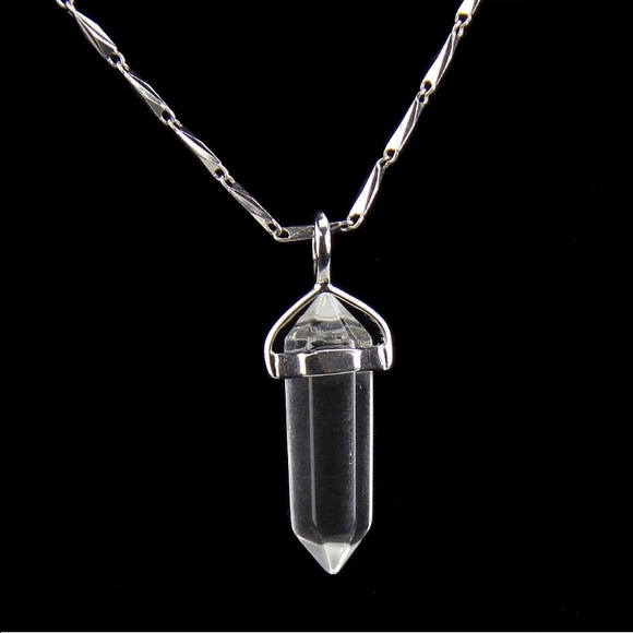 Clear Quartz pendant necklace