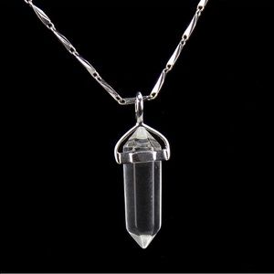 Clear Quartz pendant necklace