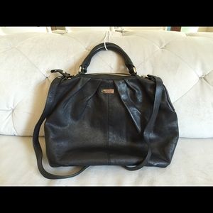 Kate Spade black leather cross body bag