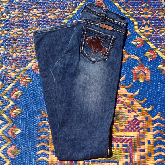 cowgirl tuff wild and wooly jeans