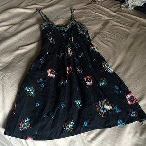 Adorable black and floral dress