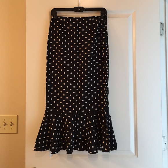 Polka dot skirt