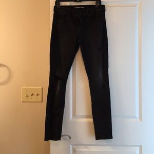Black high waisted jeans