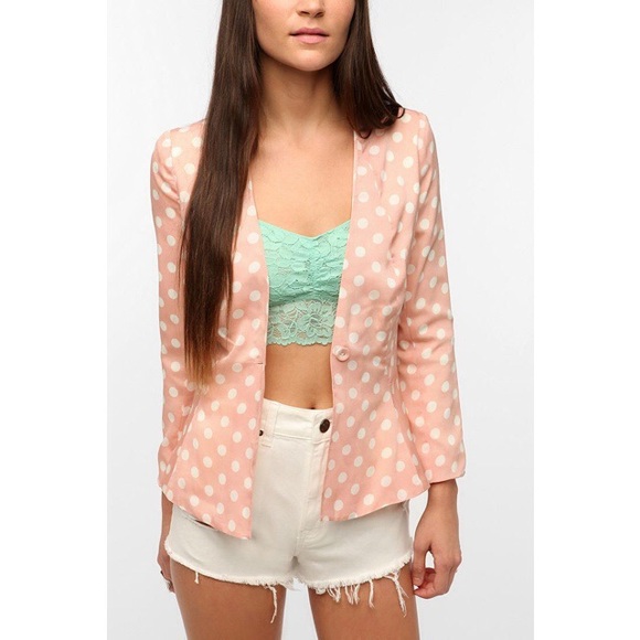 Pins & Needles Polka Dot Blazer