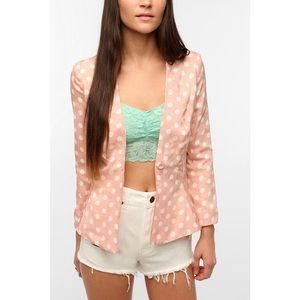 Pins & Needles Polka Dot Blazer