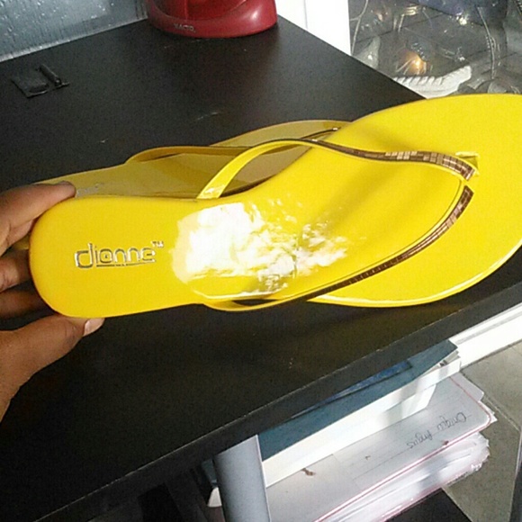 Mango Yellow & gold flats - Picture 3 of 3