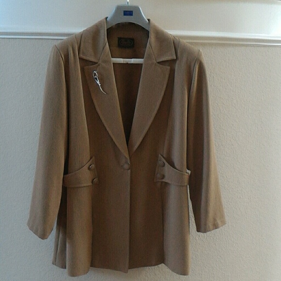 Brown coat jacket