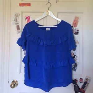 Anthropologie Tiered Midi Top