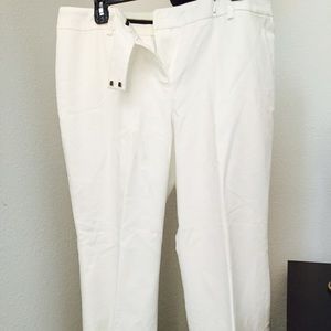 White Ann Taylor Loft "julie" pant