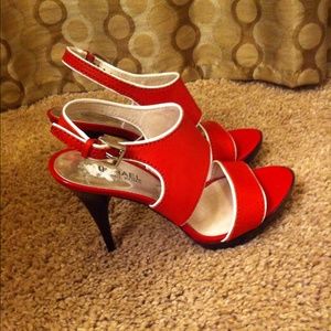Red Michael Kors heels