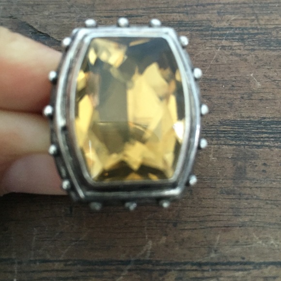 Spearmint Dweck Sterling silver and Citrine Ring