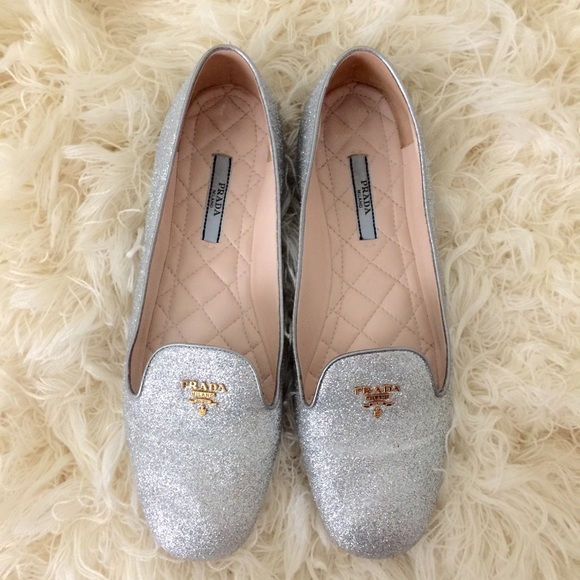 SOLD LOCALLY. Authentic Prada logo smoking slipper