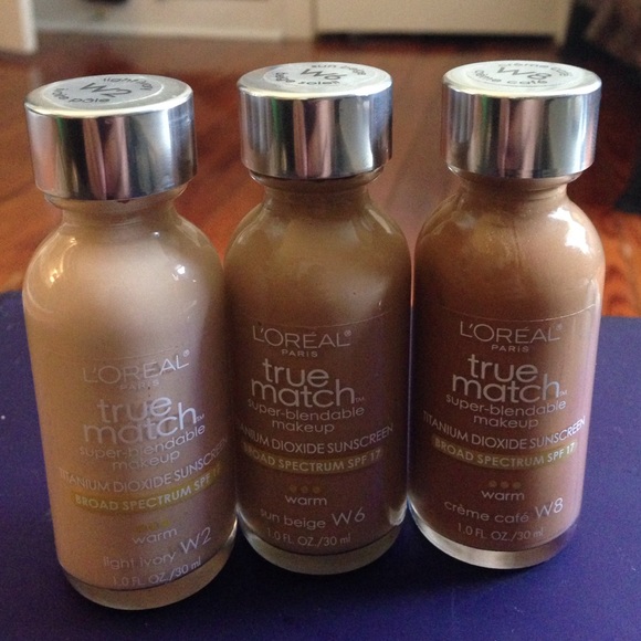Liquid Contour (true match foundation set of 3)