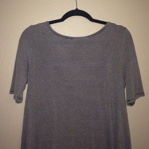 Poetry Black and white stripped tshirt dress