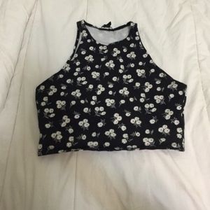 Flower crop top