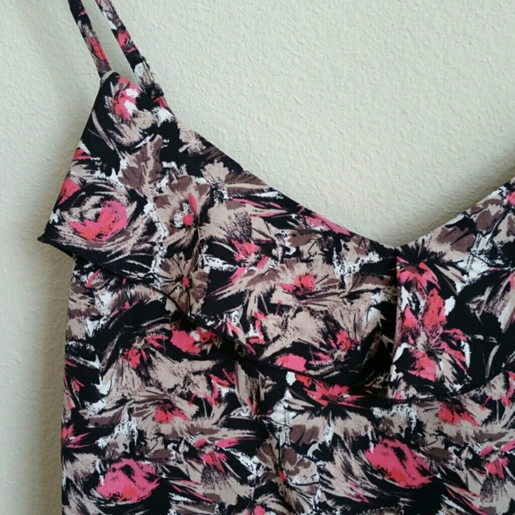 Urban Outfitters Floral Sleeveless Romper