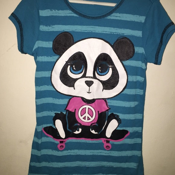 Kids Skater Panda Tee