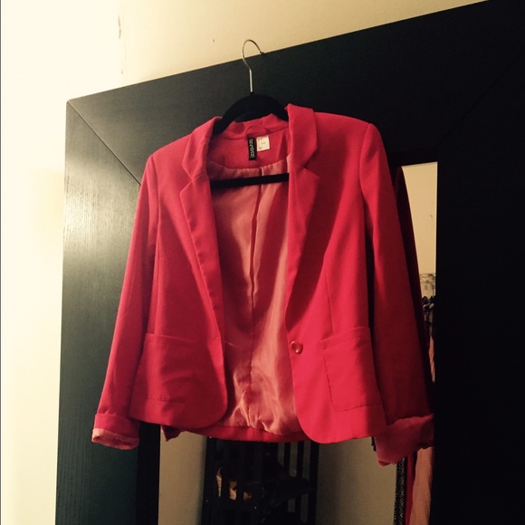 Hot pink blazer