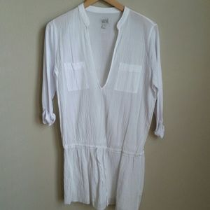 Converse White Swimsuit coverup