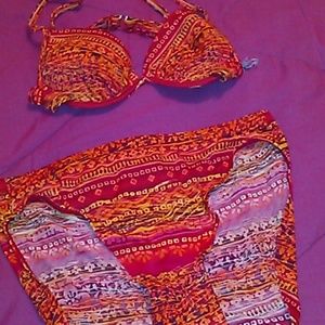 Aztec print swimsuit