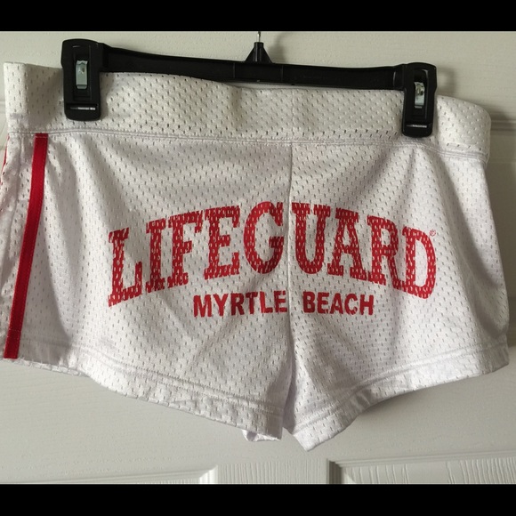 Super cute Myrtle Beach lifeguard shorts!