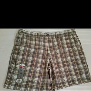 MEN'S BIG & TALL PLAID SHORTS