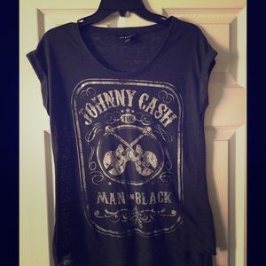 Sparkly Johnny Cash Rock & Republic top!