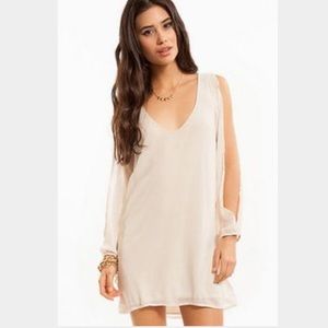 Tobi Cream Shift Dress
