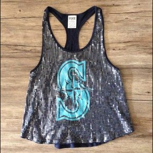 VS Pink Seattle Mariners tank