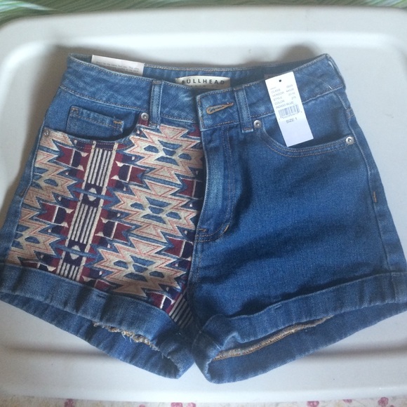 Brand new, never worn Bullhead Denim shorts