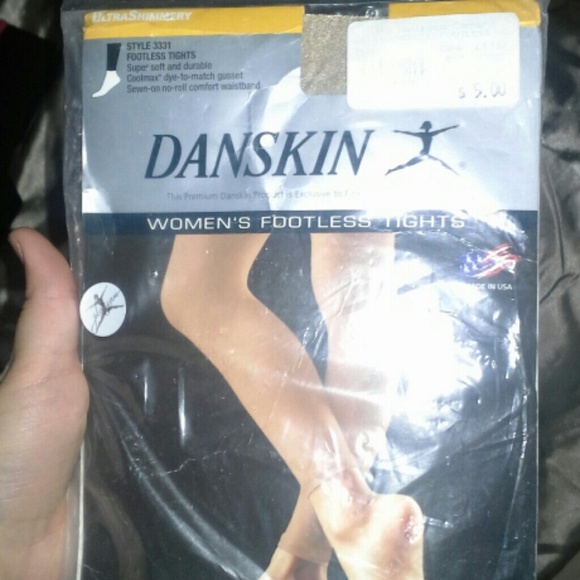 Beige Danskin tights