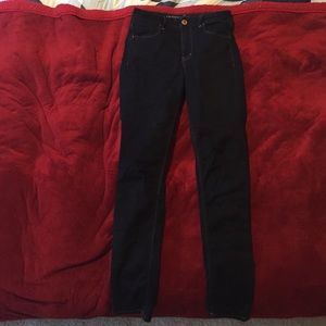 Dark blue High Waisted  skinny jeans