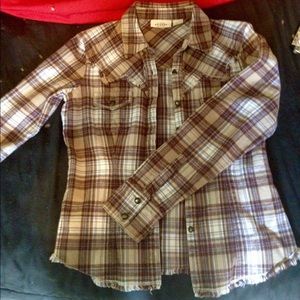 Arizona flannel button up long-sleeve